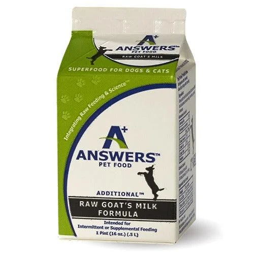 Answers Pet Food, Fermented Raw Goat Milk