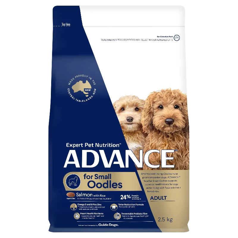 ADVANCE - Oodles Adult Small Breed Salmon with Rice Dog Dry Food (2.5kg)