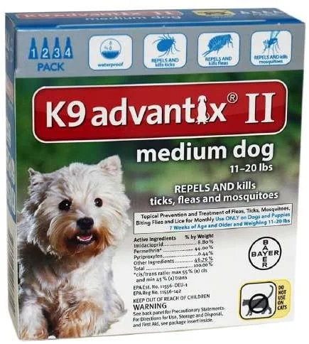 Advantix K9 11-20# 4 Pack