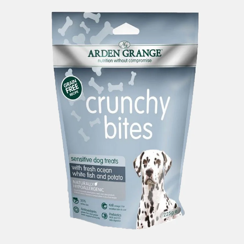 Arden Grange Crunchy Sensitive Bites White Fish 225g