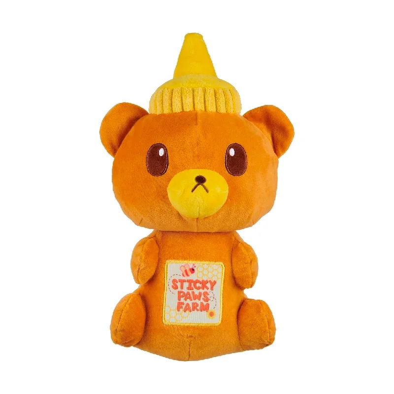 Bark Sticky Paws Honey Bear Dog Toy