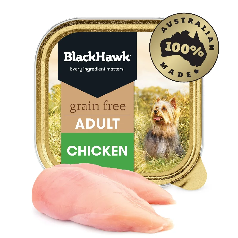 Black Hawk Grain Free Chicken Wet Dog Food 100g