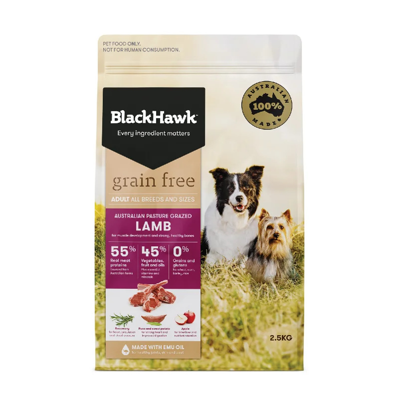 Black Hawk Grain Free Adult Lamb Dry Dog Food