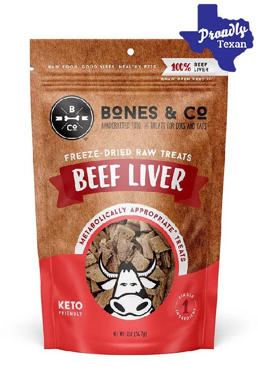 Bones & Co Beef Liver Freeze-Dried Dog Treats