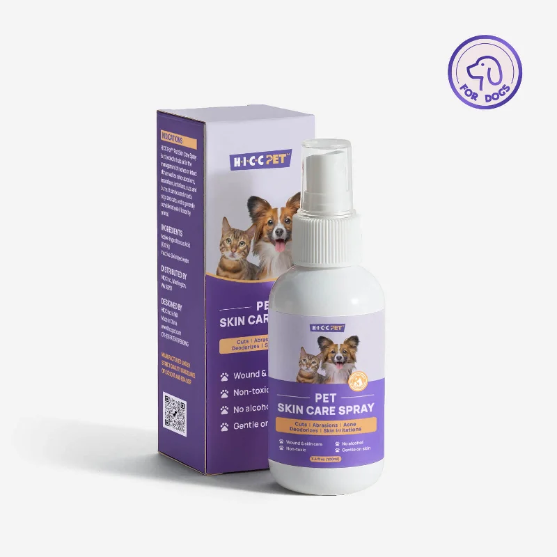 HICC Pet® Pet Skin Care Spray For Dogs, 3.4 Fl Oz