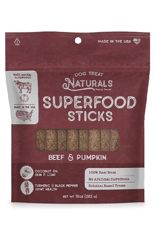 Dog Treats Natural Beef and Pumpkin Sticks Dog Treats