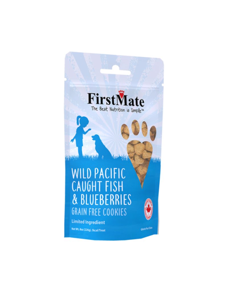 FirstMate Fish & Blueberry Dog Treat 8oz