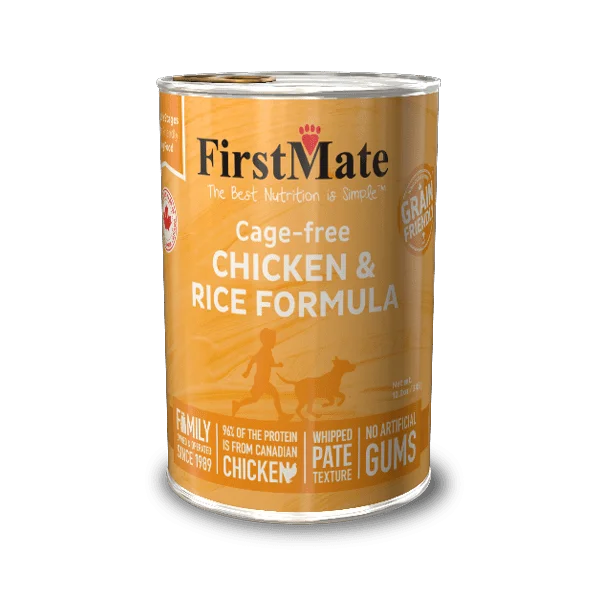 FirstMate Grain Friendly™ Cage-free Chicken & Rice Formula for Dogs 12.2oz