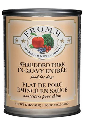 Fromm Shredded Pork in Gravy Wet Dog Food