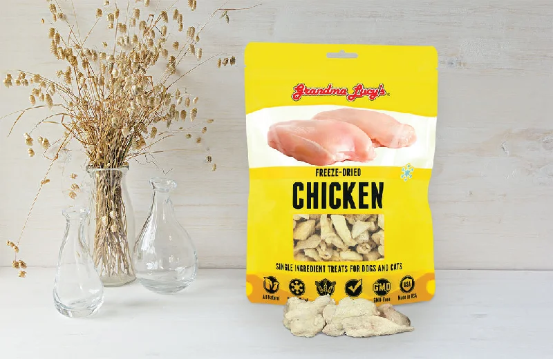 Grandma Lucy's Singles Chicken Freeze-Dried Dog Treats