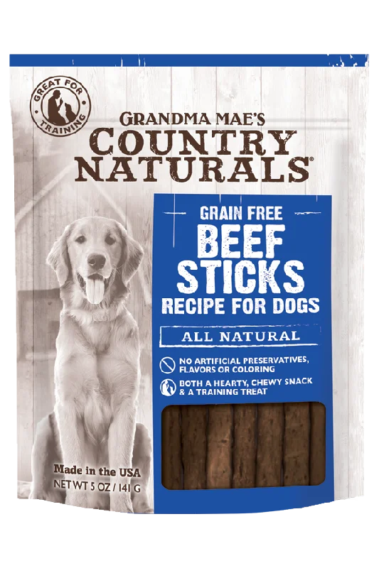 Grandma Mae's Country Naturals Grain Free Beef Sticks 5oz