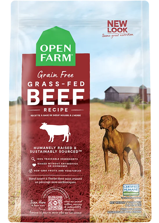 Open Farm Grass-Fed Beef Grain-Free Dry Dog Food