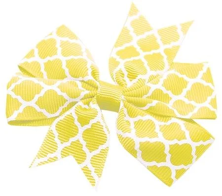 Quatrefoil Yellow