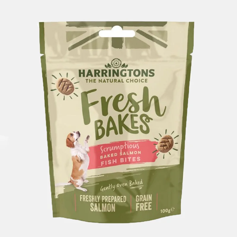 Harringtons Fresh Bakes Salmon Dog Treats 100g