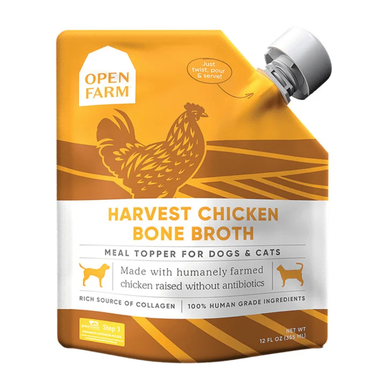 Food Topper For Dogs & Cats - Harvest Chicken Bone Broth