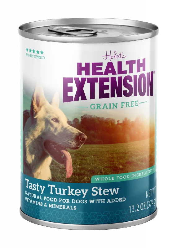 Health Extension Grain Free Tasty Turkey Stew Canned Dog Food