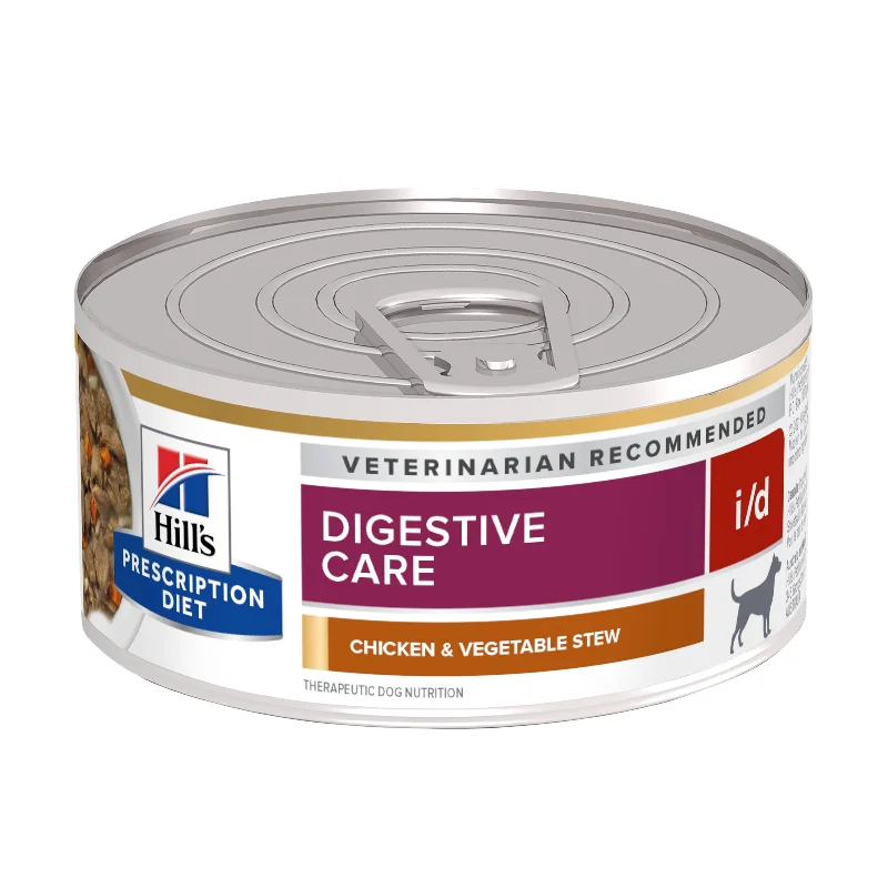 Hill's Prescription Diet i/d Digestive Care Chicken & Vegetable Stew Canned Dog Food 156g x 24