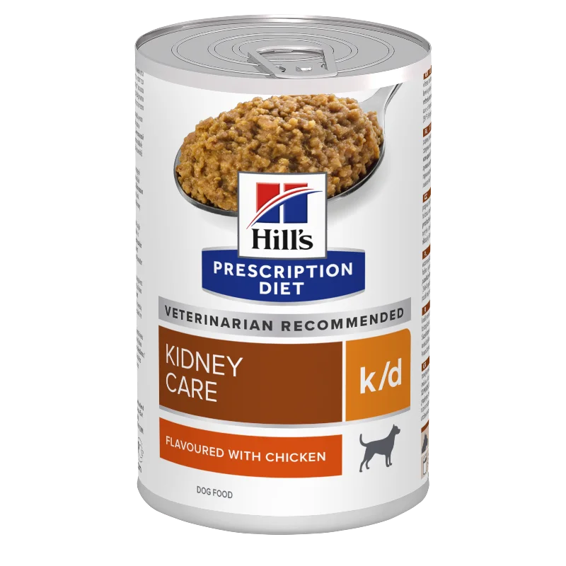 Hill's Prescription Diet k/d Kidney Care with Chicken Canned Dog Food 370g x 12