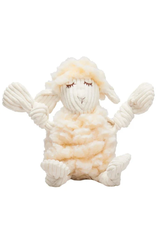 HuggleFleece FlufferKnottie Louise the Lamb Dog Toy