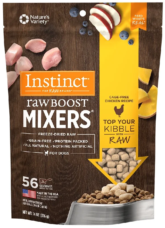 Instinct Raw Boost Mixers Grain Free Freeze-Dried Raw Chicken Dog Food Topper