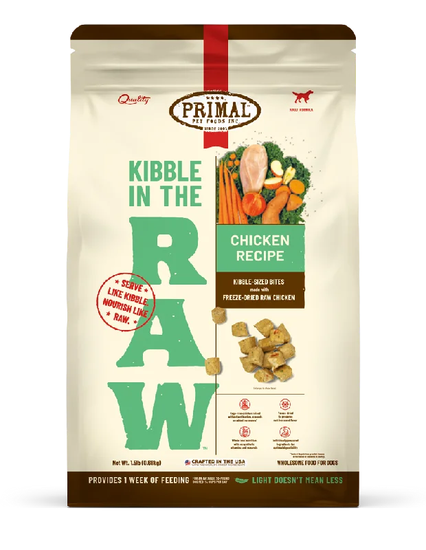 Primal Kibble in the Raw - Canine Chicken Recipe