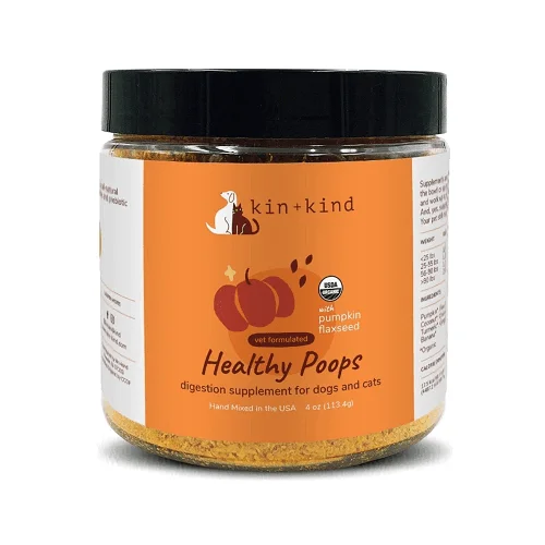 Pet Digestion Supplement - Healthy Poops (Pumpkin & Flaxseed)