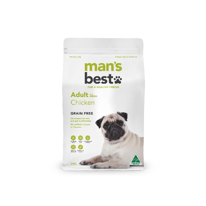 Mans Best Grain Free Adult Chicken Dry Dog Food