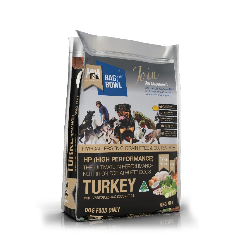 Meals for Mutts Grain Free Turkey High Performance Dry Dog Food 9kg