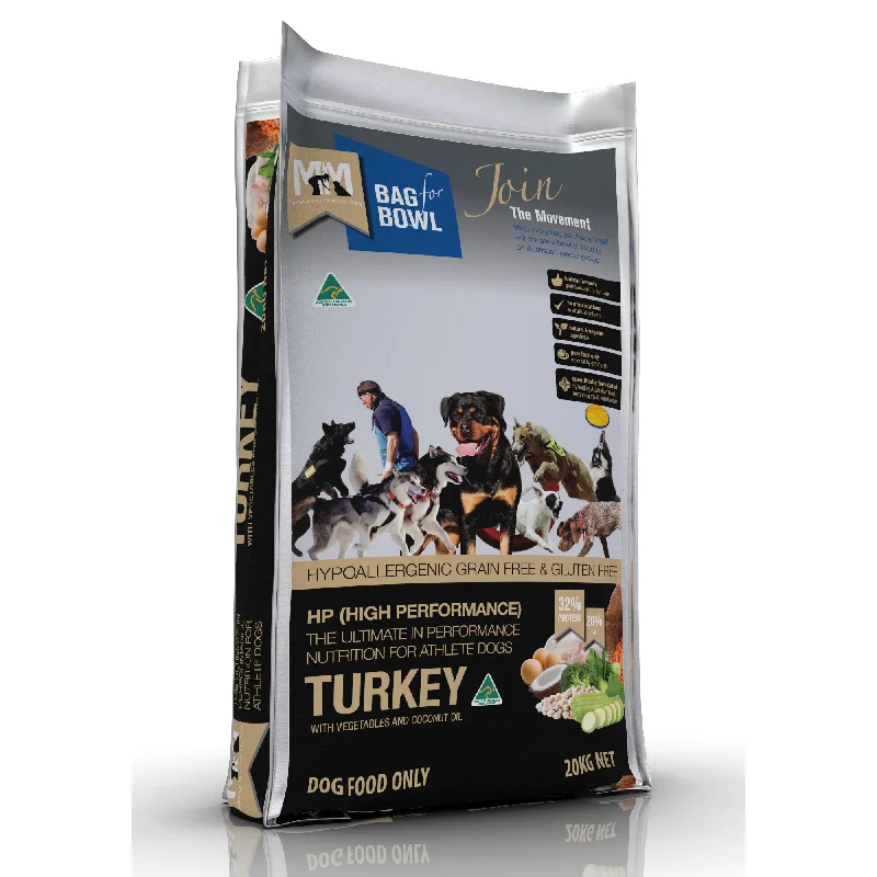 Meals for Mutts Grain Free Turkey High Performance Dry Dog Food 20kg