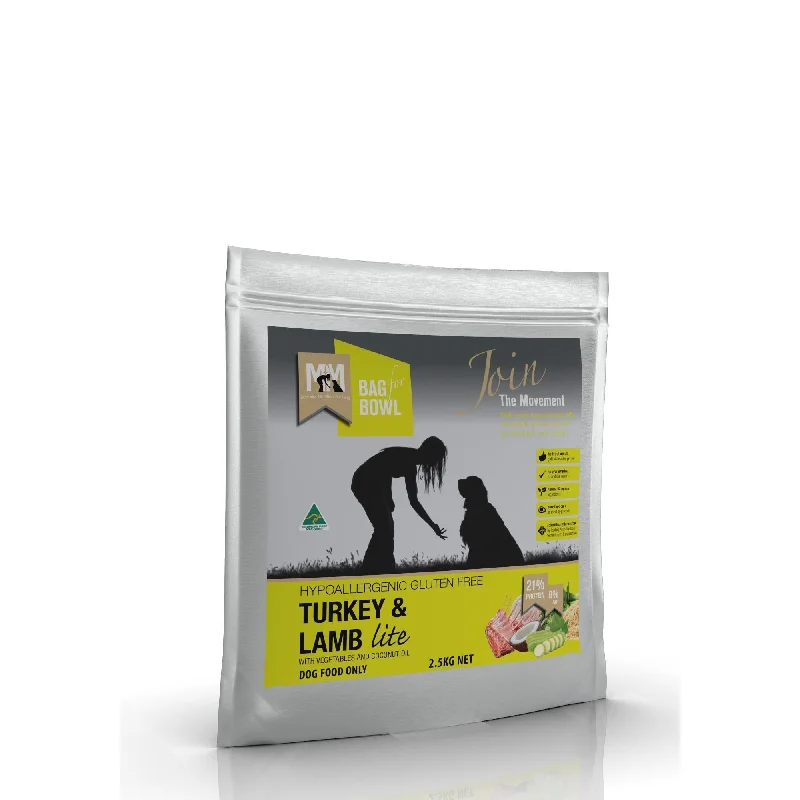 Meals for Mutts Lite Turkey and Lamb Dry Dog Food 2.5kg