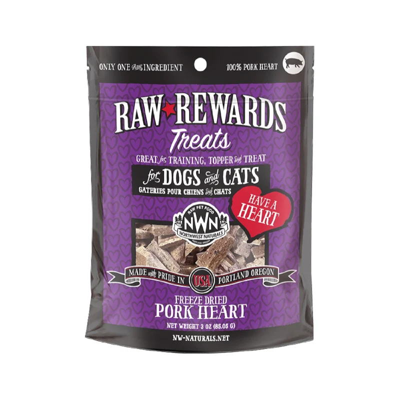 Northwest Naturals Freeze-Dried Pork Hearts 3oz