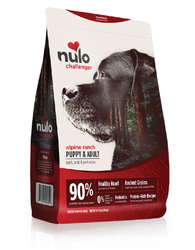 Nulo Challenger High-Meat Kibble Beef, Lamb & Pork Recipe for Dogs