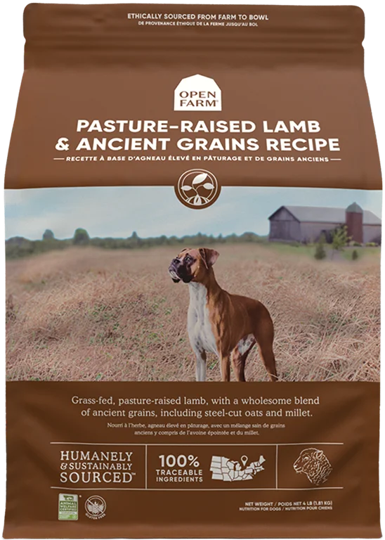 Open Farm Pasture-Raised Lamb & Ancient Grains Dry Dog Food