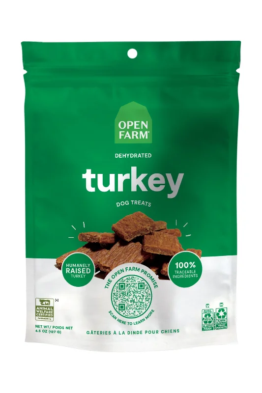 Open Farm Turkey Dehydrated Dog Treats