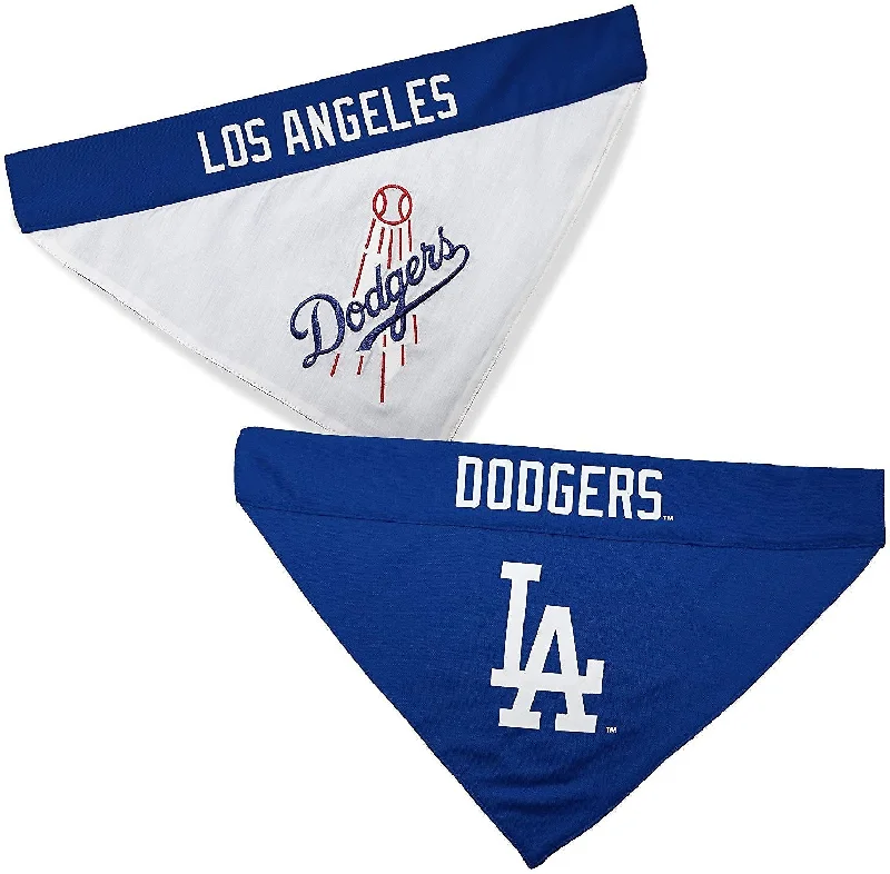 Pets First MLB Reversible Dog Bandana - Dodgers