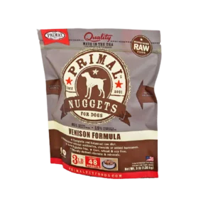 Primal Nuggets Venison Formula 3lbs for Dogs