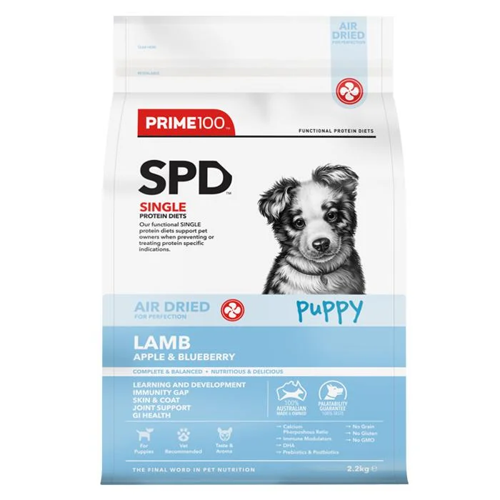 Prime 100 SPD Air Lamb, Apple and Blueberry Puppy Food 2.2kg