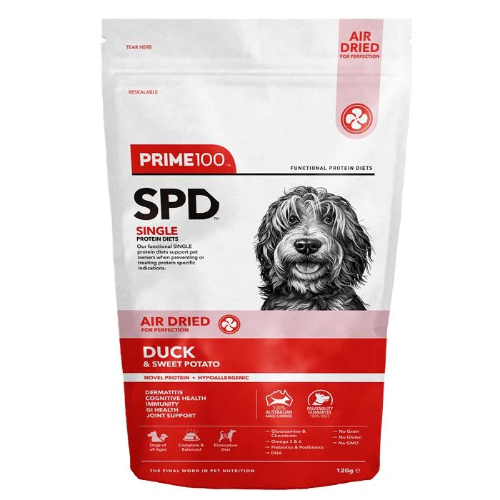 Prime 100 SPD Air Duck and Sweet Potato Dog Food 120g