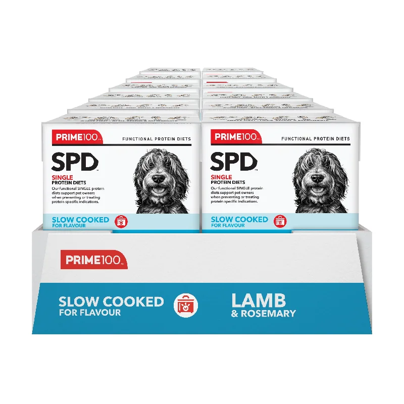 Prime 100 Slow Cooked Lamb and Rosemary Dog Food 354g x12