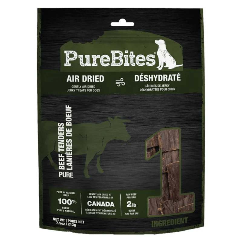 Air Dried Jerky Dog Treat - Beef Tenders - 7.5 oz