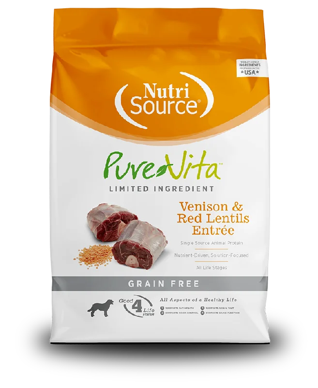 PureVita Venison and Red Lentils Dry Dog Food