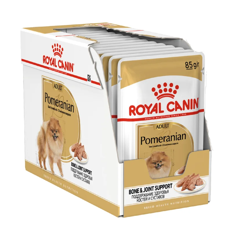 Royal Canin Dog Pomeranian Adult Wet Food Pouches 85g x 12