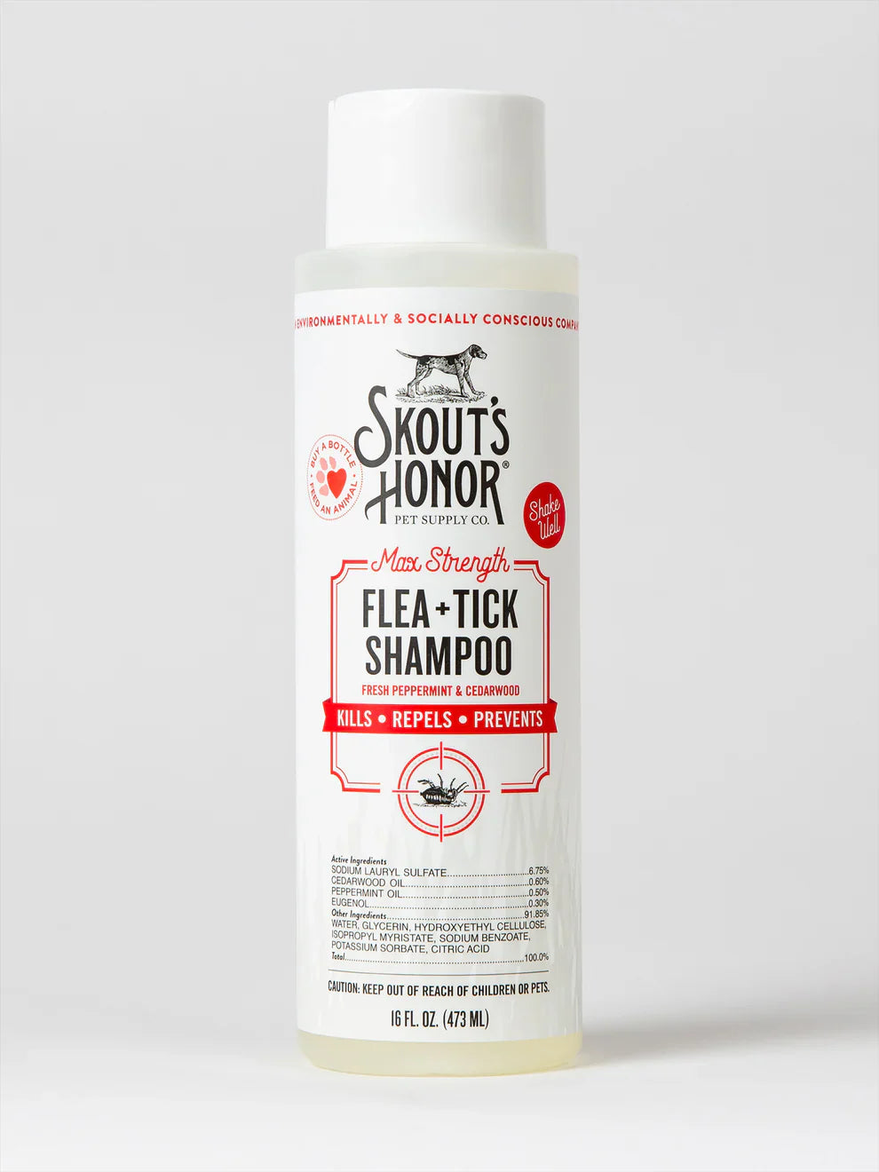 Skout's Honor Skout's Honor Flea and Tick Shampoo for Dogs