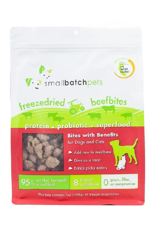 Small Batch Beef Small Bites Freeze Dried Topper for Pets