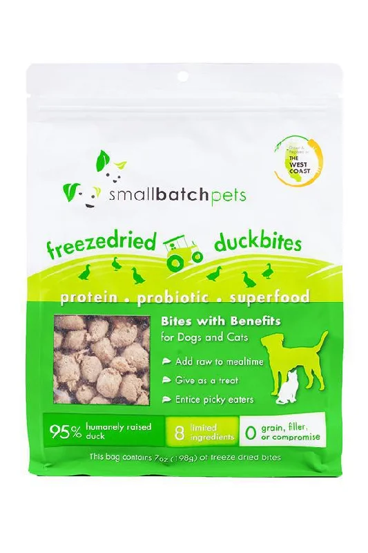 Small Batch Duck Small Bites Freeze Dried Topper for Pets