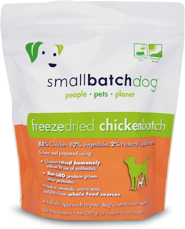 Small Batch Freeze Dried Dog Food -Chicken : 14 oz