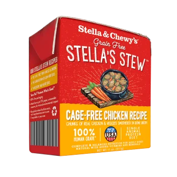 Stella & Chewy's Cage-Free Chicken Wet Food Stew for Dogs, 11-oz