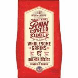 Stella & Chewy's Salmon Recipe with Pumpkin and Quinoa Raw Coated Kibble Wholesome Grains Dog Food