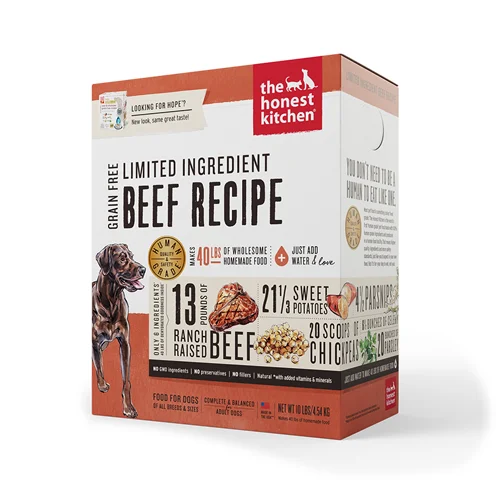 The Honest Kitchen Dehydrated Limited Ingredient Beef Dog Food