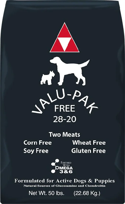 Valu-Pak Free 28-20 Dog Food (Black Bag)